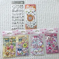 たまごっち4サイズステッカー　キラキラシール3 たまもりしーるリフィル　4枚