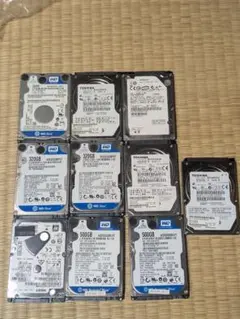 WD/Toshiba 320/500GB HDD 5400RPM 2.5インチ