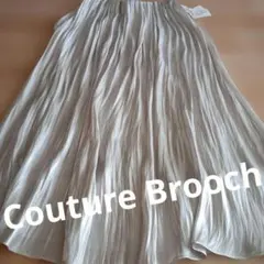 Couture Brooch プリーツスカート