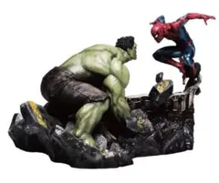 【最安値】一番くじ スパイダーマン・ハルク ジオラマスタチュー ラストワン賞 スパイダーマンBND ラストワン賞 スパイダーマン・ハルク ジオラマ