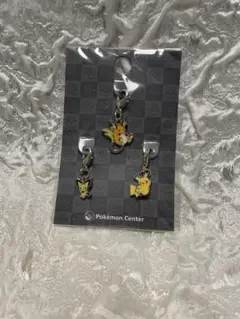 【新品】全国ずかんメタルチャーム 3個セット ピチュー ピカチュウ　ライチュウ