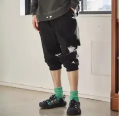 【新品未使用】COBMASTER ストレッチツイル リブクロップドパンツ　L