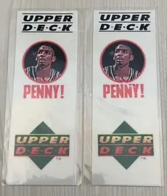 希少！Upper Deck Penny Hardaway ステッカー 2枚セット