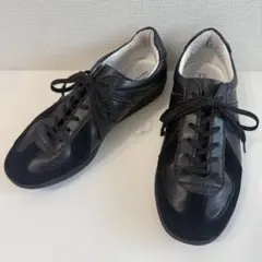 GERMAN TRAINER ジャーマントレーナー レザー スニーカー 37 黒のサムネイル