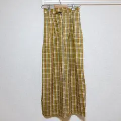 古着チェックズボン