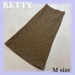 KETTY (ケティ) 格子柄ロングスカート ウールスカートのサムネイル
