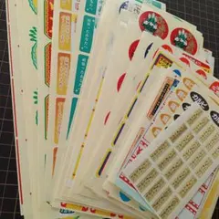 新柄多数！販促シール☆大量51シート700枚　面白シール　おすそわけ