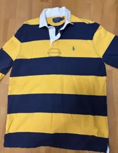 Polo Ralph Lauren ラガーシャツ ネイビー/イエロー