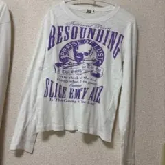 00s archive y2k ドクロ グランジ 英字 平成ギャル ピチT