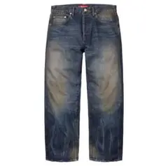 Supreme Distressed Loose Fit Selvedge