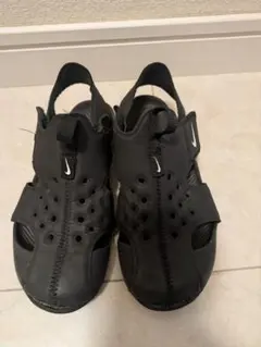 Nike ブラック サンダル　19センチ