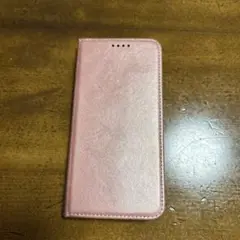 ピンク 手帳型ケース 3カードスロット