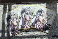 鬼滅の刃 WEBSHOPくじ アクリル色紙 宇髄天元　3枚セット