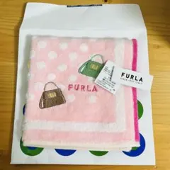 新品未使用 FURLA タオルハンカチ ハンドタオル