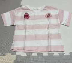 ZARA ピンクと白のストライプ Tシャツ 4歳