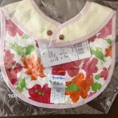 familiar 花柄スタイ　リバーシブル