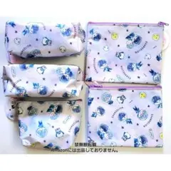 シンジ カヲル エヴァンゲリオン ポーチ 5個セット シンプルポーチ 他のサムネイル