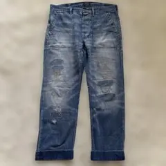 美品！ラルフローレン SAG HARBOR ダメージ　デニムパンツ