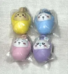 ちいかわ おくるみマスコットチャーム 4種セット