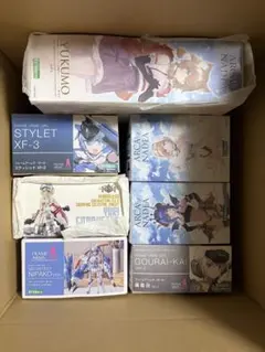 ユクモ、ルミティア、ヴェルルッタ、ユリ・ゴッドバスター、美プラ7点セット＋おまけのサムネイル