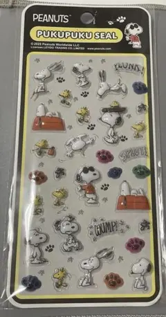 PEANUTS スヌーピー プクプクシール