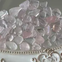 高品質‼️天然石 ローズクォーツ 大きめ さざれ 50g