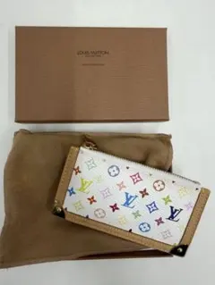 新品同様 ポシェットクレコインケース M92655 モノグラムマルチカラー