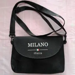MILANO ITALIA ロゴ入り ポシェット&ショルダー&セカンドバッグ