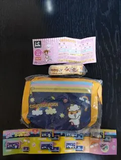 コロコロクリリン デニムポーチ ネックストラップ 2点セット