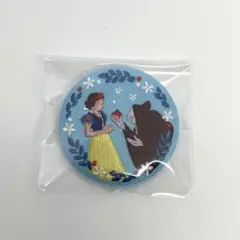 ディズニー　刺繍缶バッジ　白雪姫