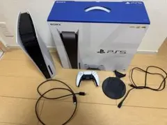 PS5 ディスク版 CFI-1200A 美品 コントローラー・ケーブル付き