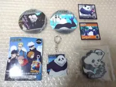 ☆呪術廻戦・パンダ☆キーホルダー＆コースター・シールセット