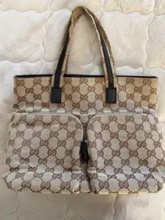 た*ま様 GUCCI MUSEO トートバッグ GG柄 ベージュ - メルカリ