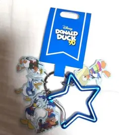 Disney ドナルドダック 90周年 キーチェーン