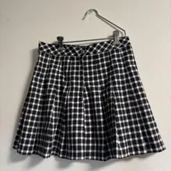 H&M DIVIDED チェック柄フレアスカート EUR38