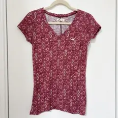 Hollister Red Flower top t-shirtのサムネイル