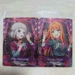 学園アイドルマスター クリアカード ハロウィン イオン限定　紫雲清夏葛城リーリヤ