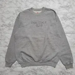 Hanes 古着 スウェット プリント グレー