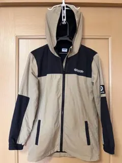 OUTDOOR 160㎝ フード付きジャケット ベージュ・黒