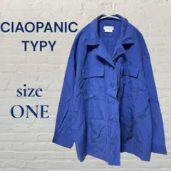 CIAOPANIC TYPY ジャケット ONEサイズ ブルー ゆったり