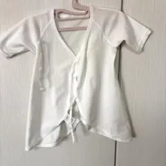 ミキハウス ホワイト コンビ肌着50cm