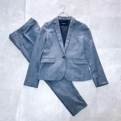 美品✨ グリーンレーベルリラクシング パンツスーツ リネン混 38 / 36