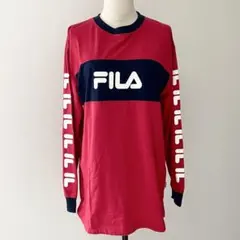フィラ　袖マークライン　カットソー