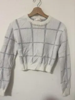 最終値下げ ミシェルマカロン ニットトップス xs