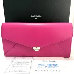 ☆若干難あり☆未使用品箱なし☆ポールスミス ラブレターがま口 ピンク☆ ☆若干難あり☆未使用品箱無し☆ポールスミス ラブレターがま口 ピンク