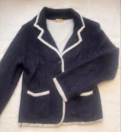 【即日発送】Noble シャギーネイビー ジャケット