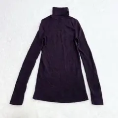 ♡ユニクロ♡ エクストラファインメリノリブタートルネックセーター（長袖）　ウール