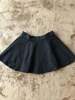 INGNI イング // キルトスカート:BLACK【M】