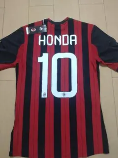 新品タグ付】ACミラン 13/14年 ユニフォーム 本田圭佑 アディダス M
