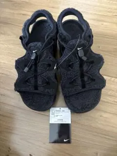 NIKE エアマックスココ ファー サンダル ブラック 25cm